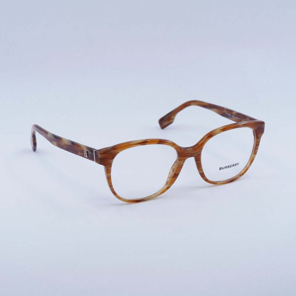 Burberry BE2332 3915 Eyeglasses Spotted Brown 52mm Square Frame - Picture 6 of 10